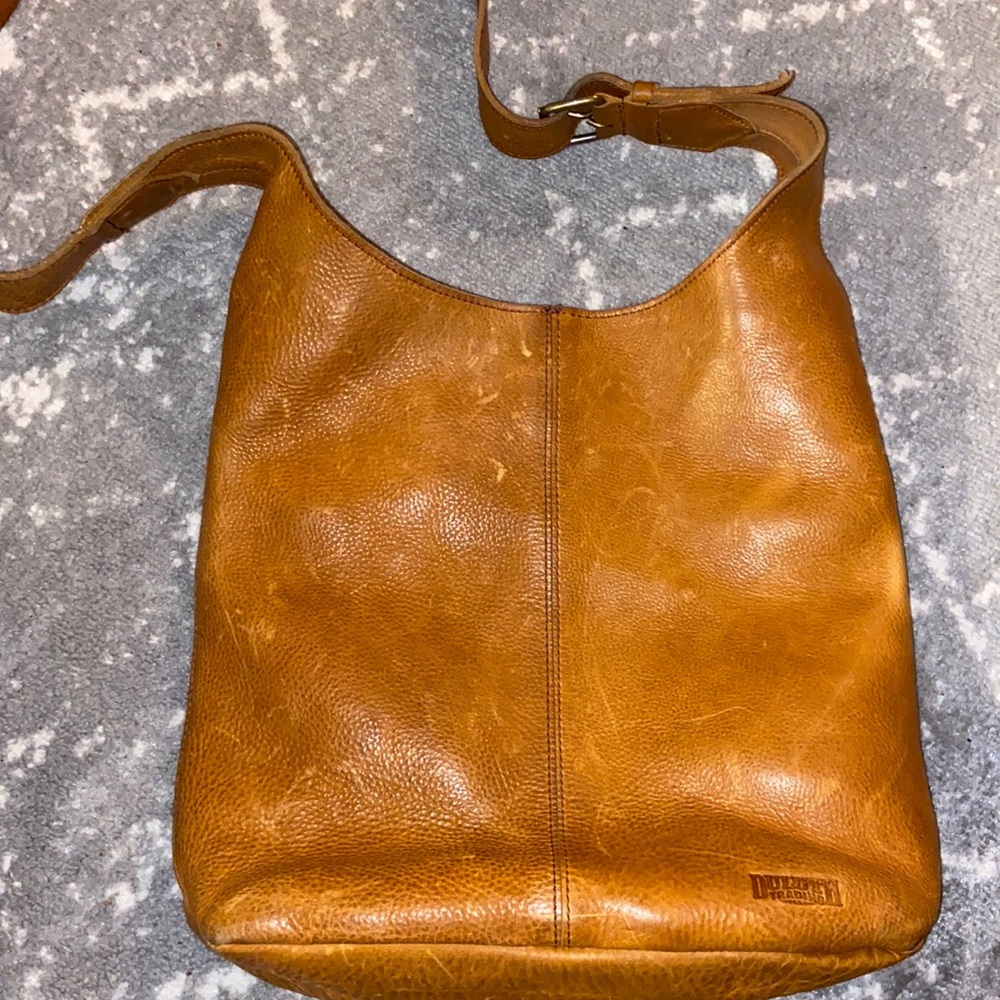 Duluth Trading Leather Crossbody Bag